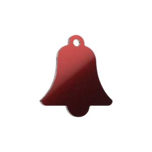 Medaglietta Personalizzata Campana - Medaglietta-Incisa-Basic-Campana-Rosso-Lucido-min