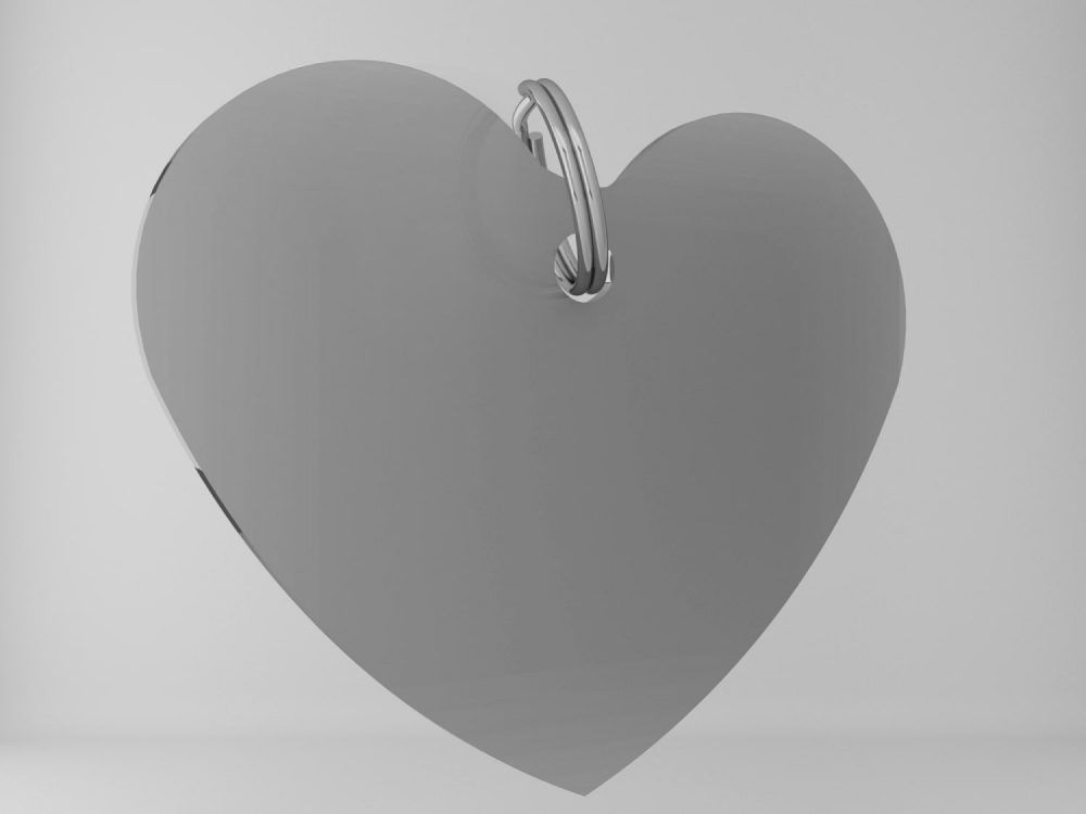 Medaglietta-personalizzata-cuore-basic-argento-opaco-fronte