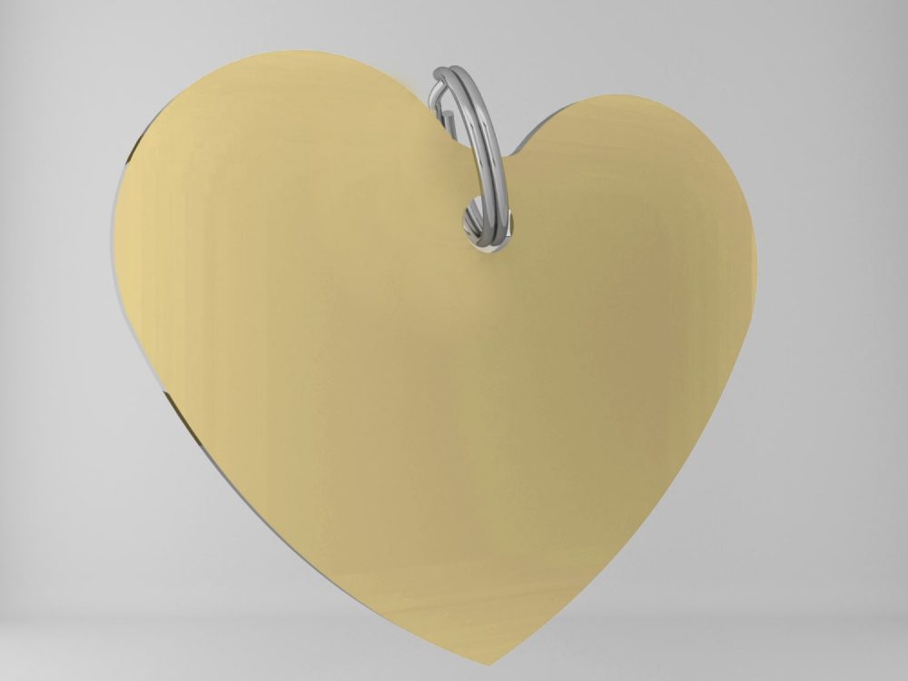 Medaglietta-personalizzata-cuore-basic-oro-opaco-fronte