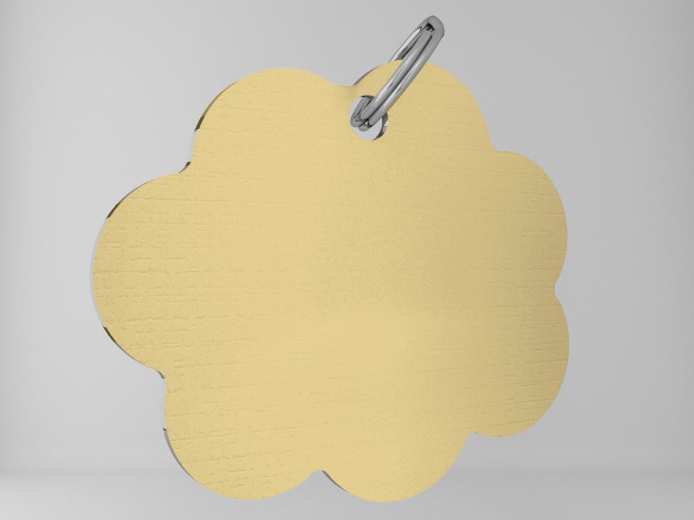 Medaglietta-personalizzata-nuvoletta-basic-oro-opaco-retro