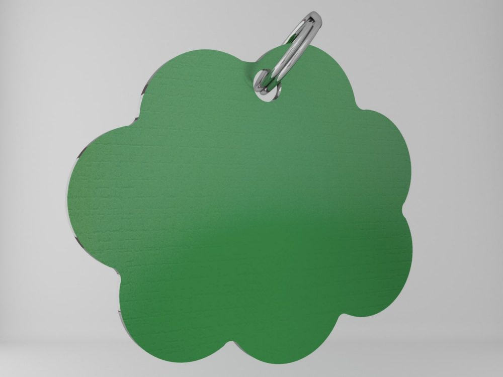 Medaglietta-personalizzata-nuvoletta-basic-verde-retro