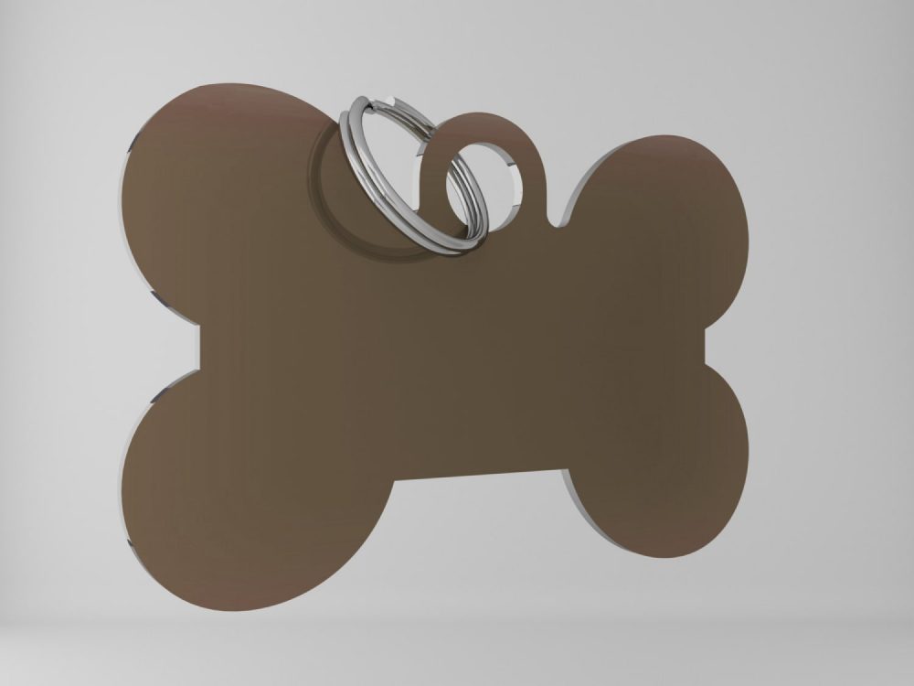 Medaglietta-personalizzata-osso-basic-bronzo-fronte