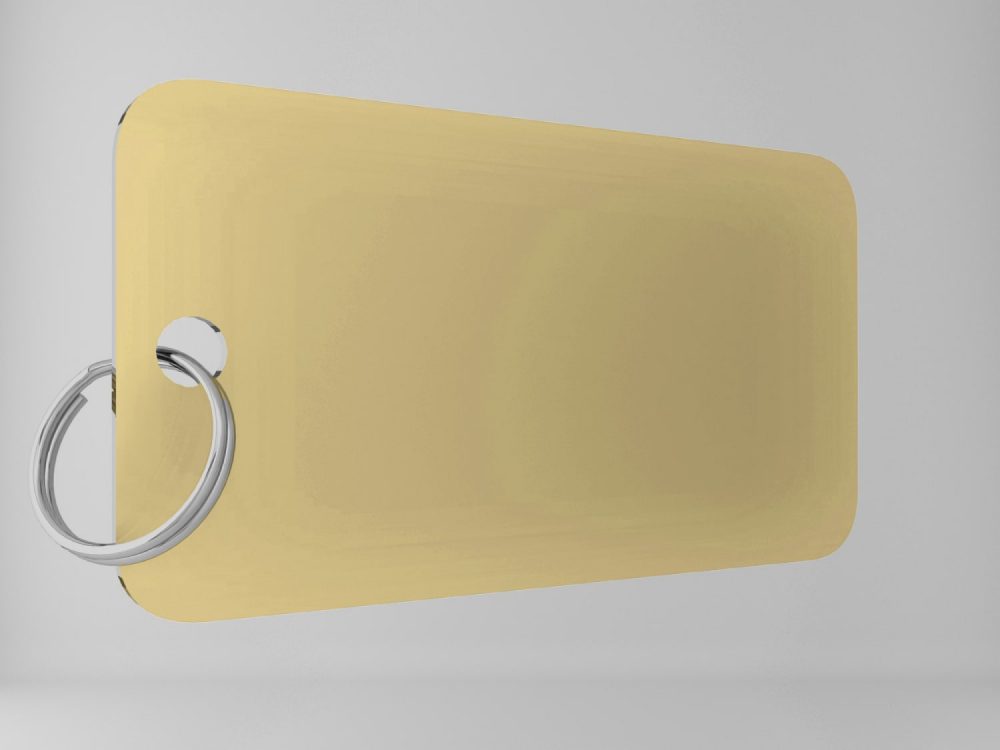 Medaglietta-personalizzata-piastrina-militare-basic-oro-opaco-fronte